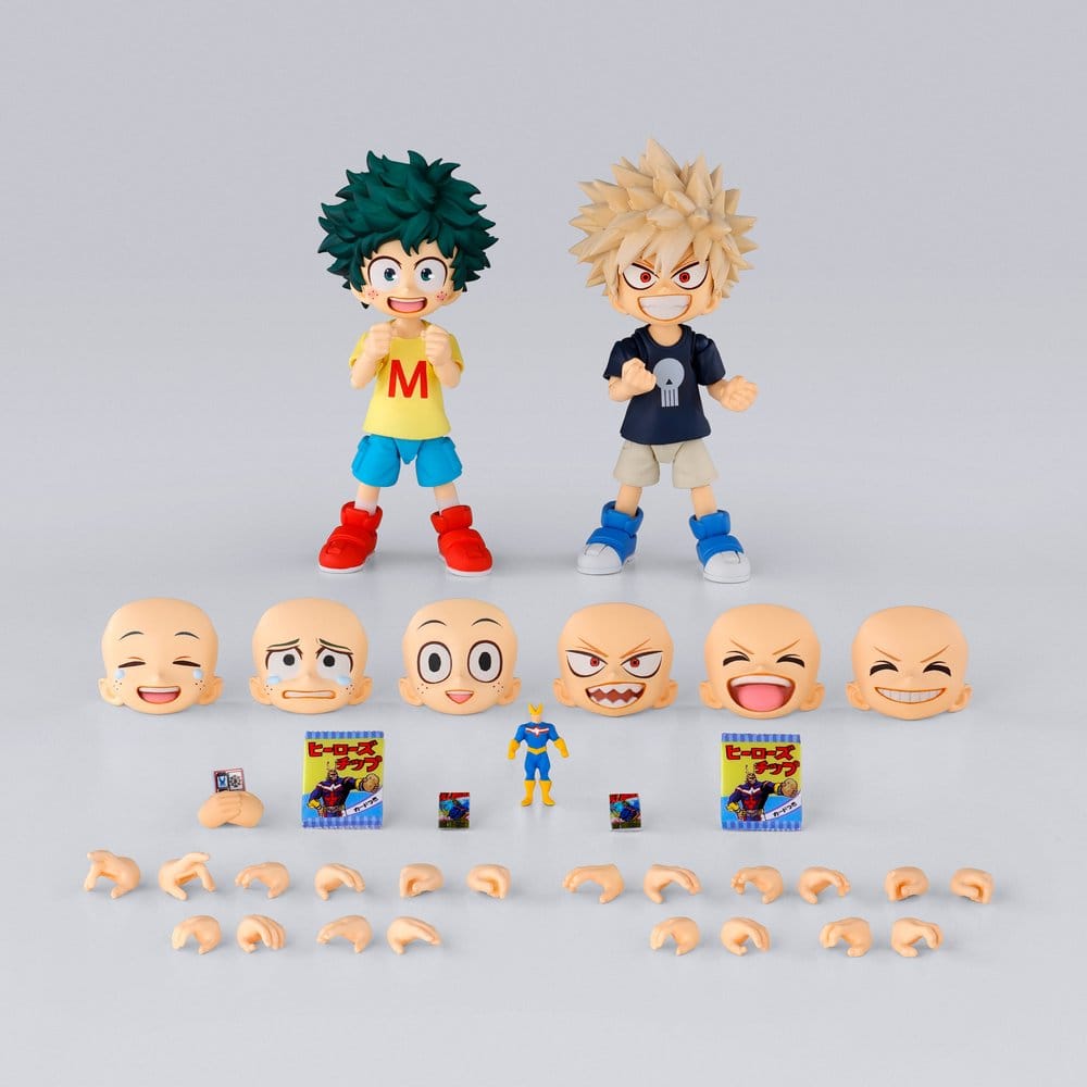My Hero Academia Figura S.H.Figuarts Izuku Midoriya & Katsuki Bakugo -Childhood Set- 9 cm