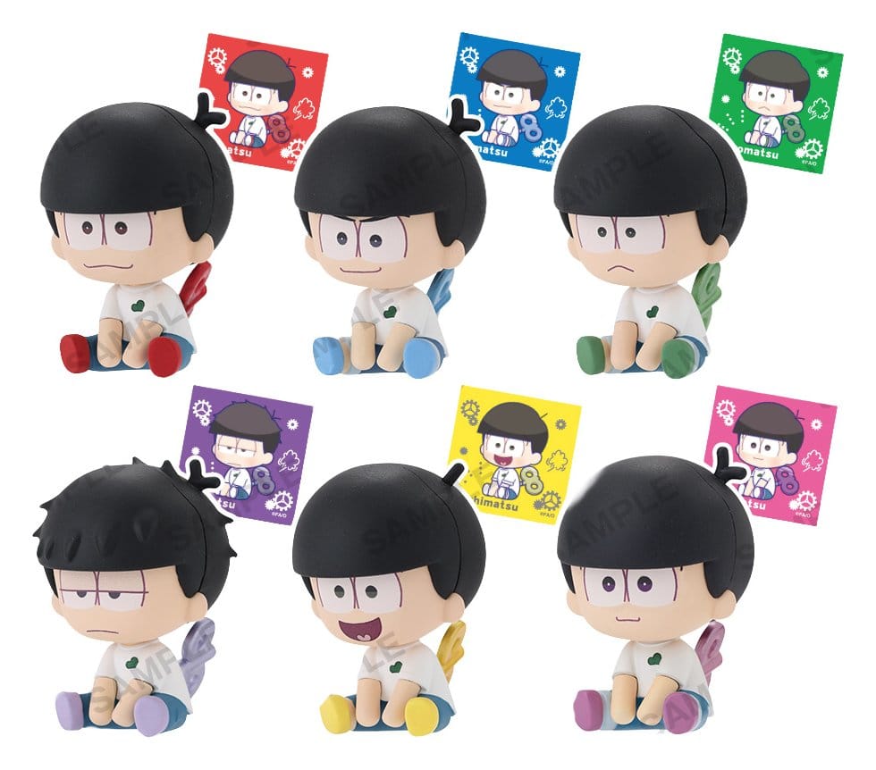 8Osomatsu-san pack de 8 Cajas Sorpresas figuras PVC Petatto Clockwork Box Ver. 5 cm Frikytopia