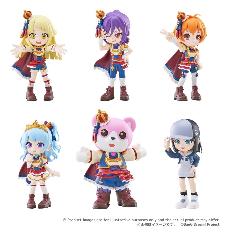 BanG Dream! Figuras Mini PalVerse Hello, Happy World! Cajas Sorpresas Expositor (6) Frikytopia