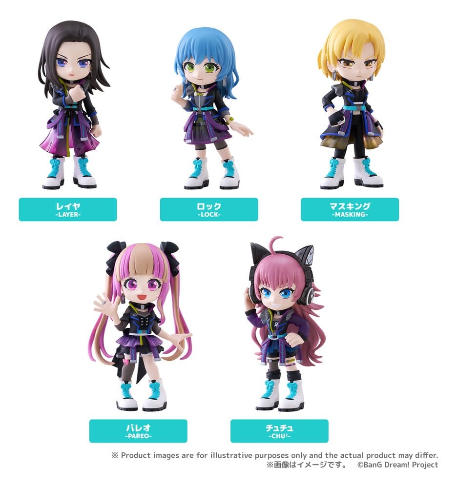 BanG Dream! PalVerse Figuras Mini Blind Box Surtido (6)
