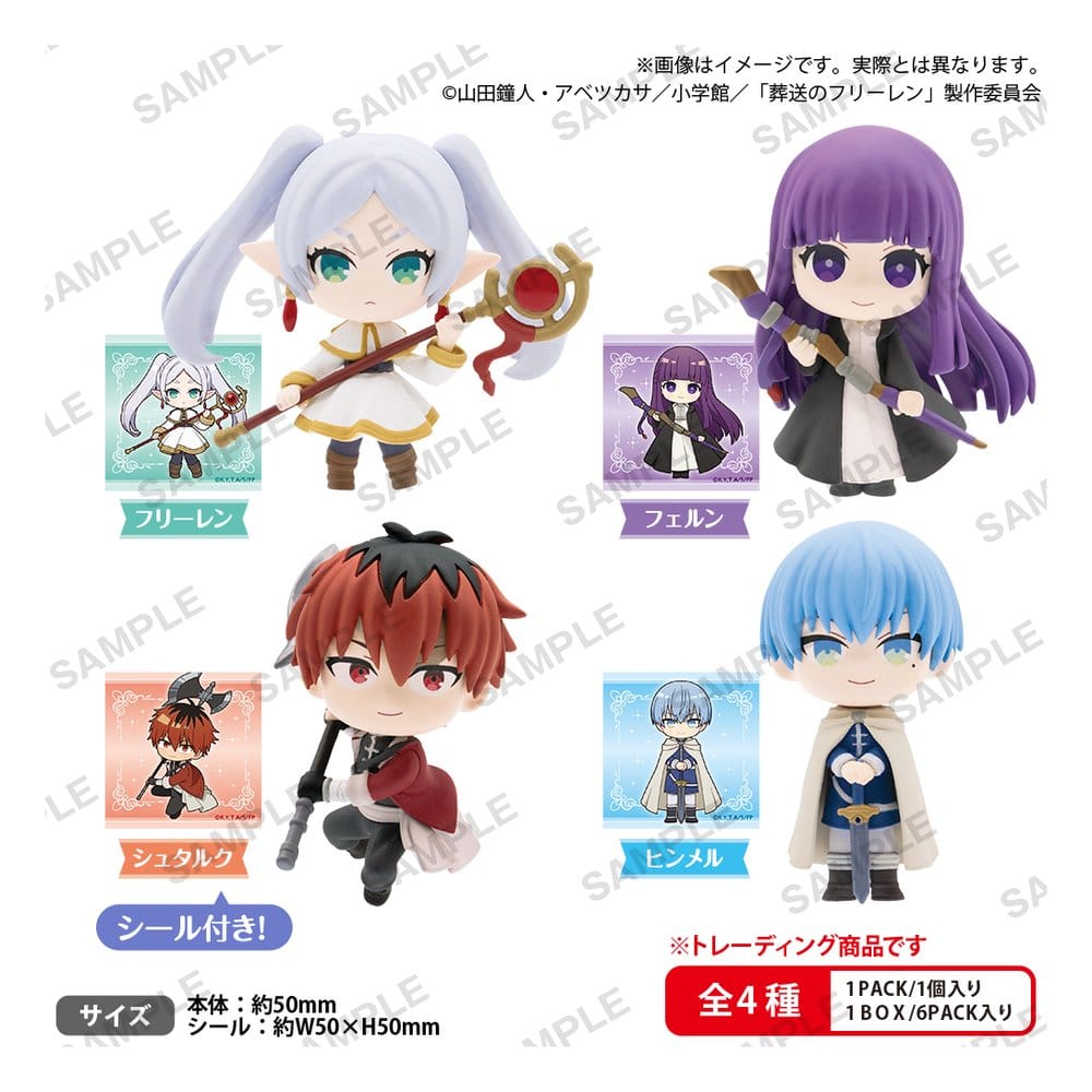 Frieren: Tras finalizar el viaje Rich Box ver. Figuras de Colección Blind Box Expositor (6) Frikytopia