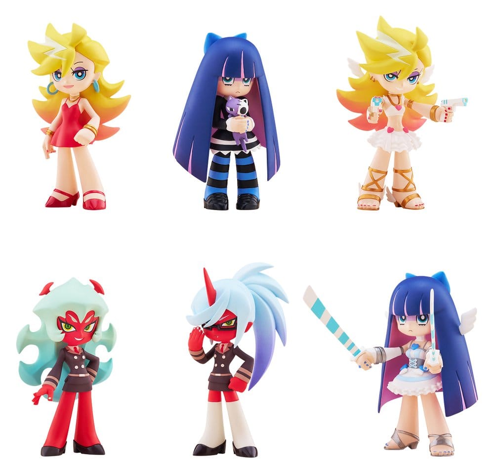 Panty & Stocking with Garterbelt PalVerse Figuras Mini New Blind Box Expositor (6)