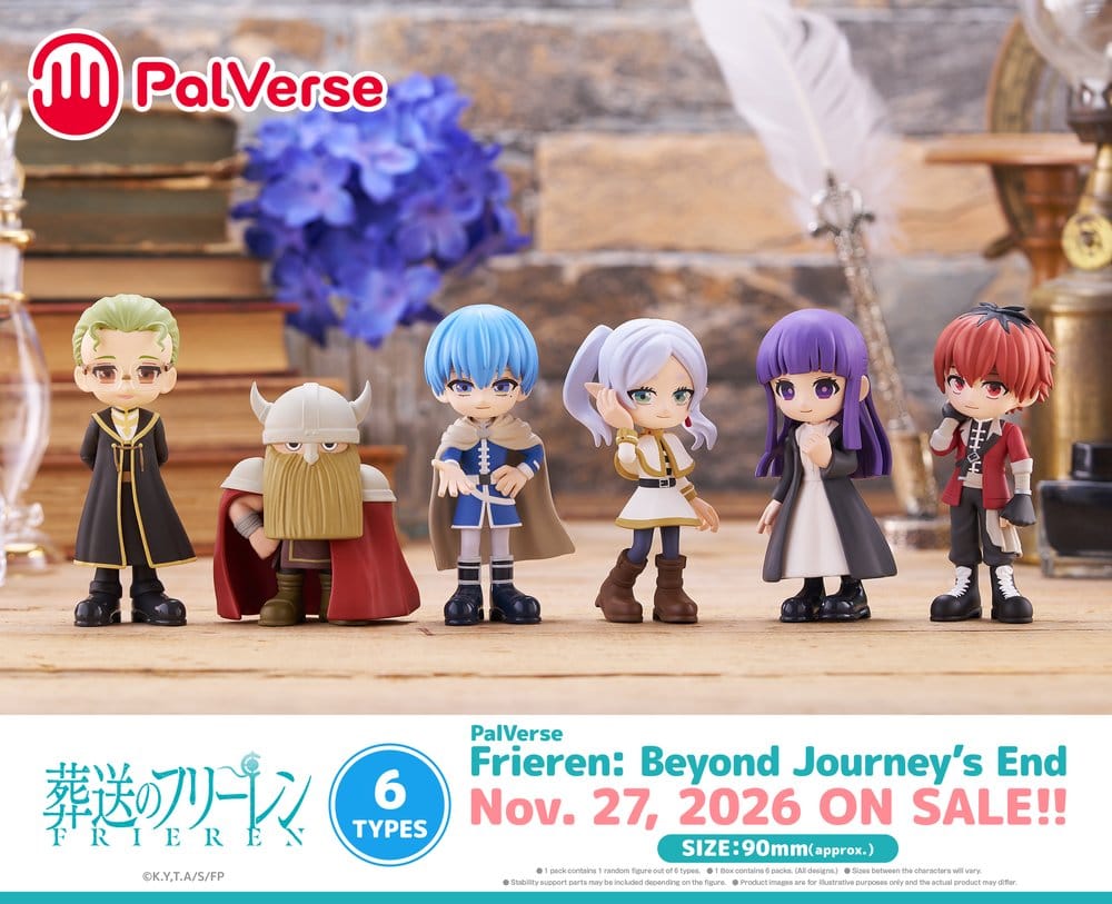 Frieren: Beyond Journey's End PalVerse Figuras Mini Blind Box Expositor (6)