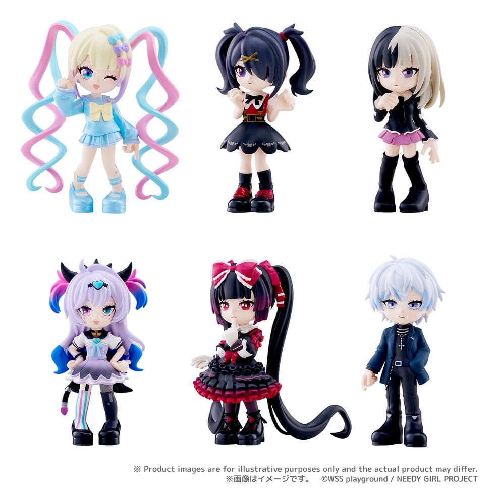 Needy Girl Overdose PalVerse Figuras Mini Blind Box Expositor (6) Frikytopia