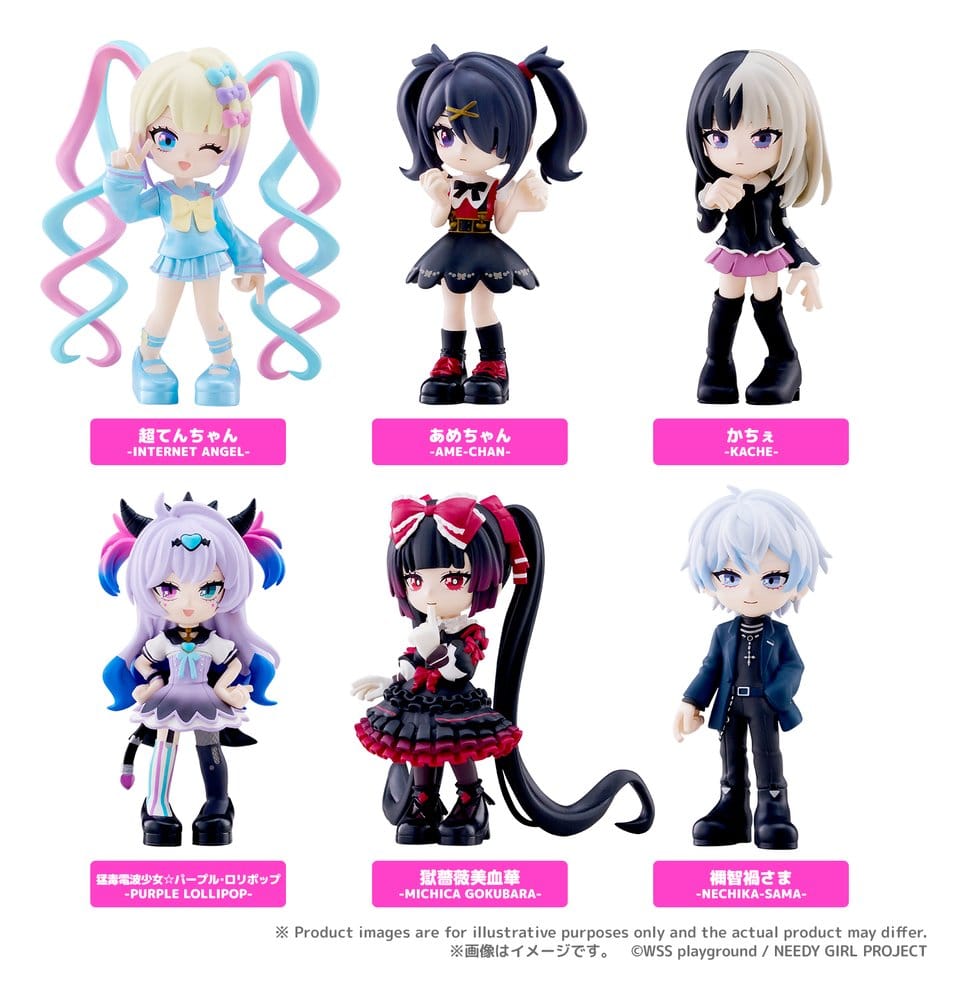 Needy Girl Overdose PalVerse Figuras Mini Blind Box Expositor (6)