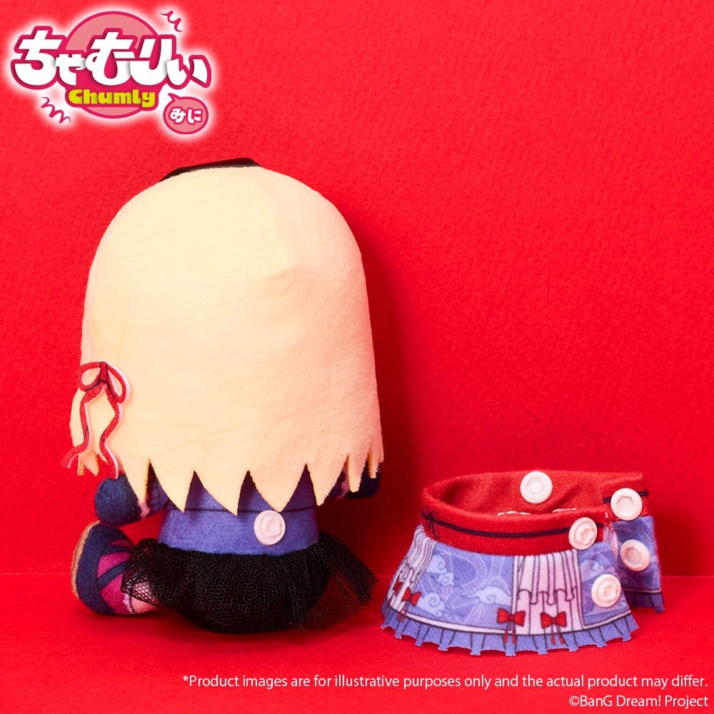 BanG Dream! Chamuri Mini Llavero de Peluche Ave Mujica Senbi Toryo Ver. Amoris 10 cm