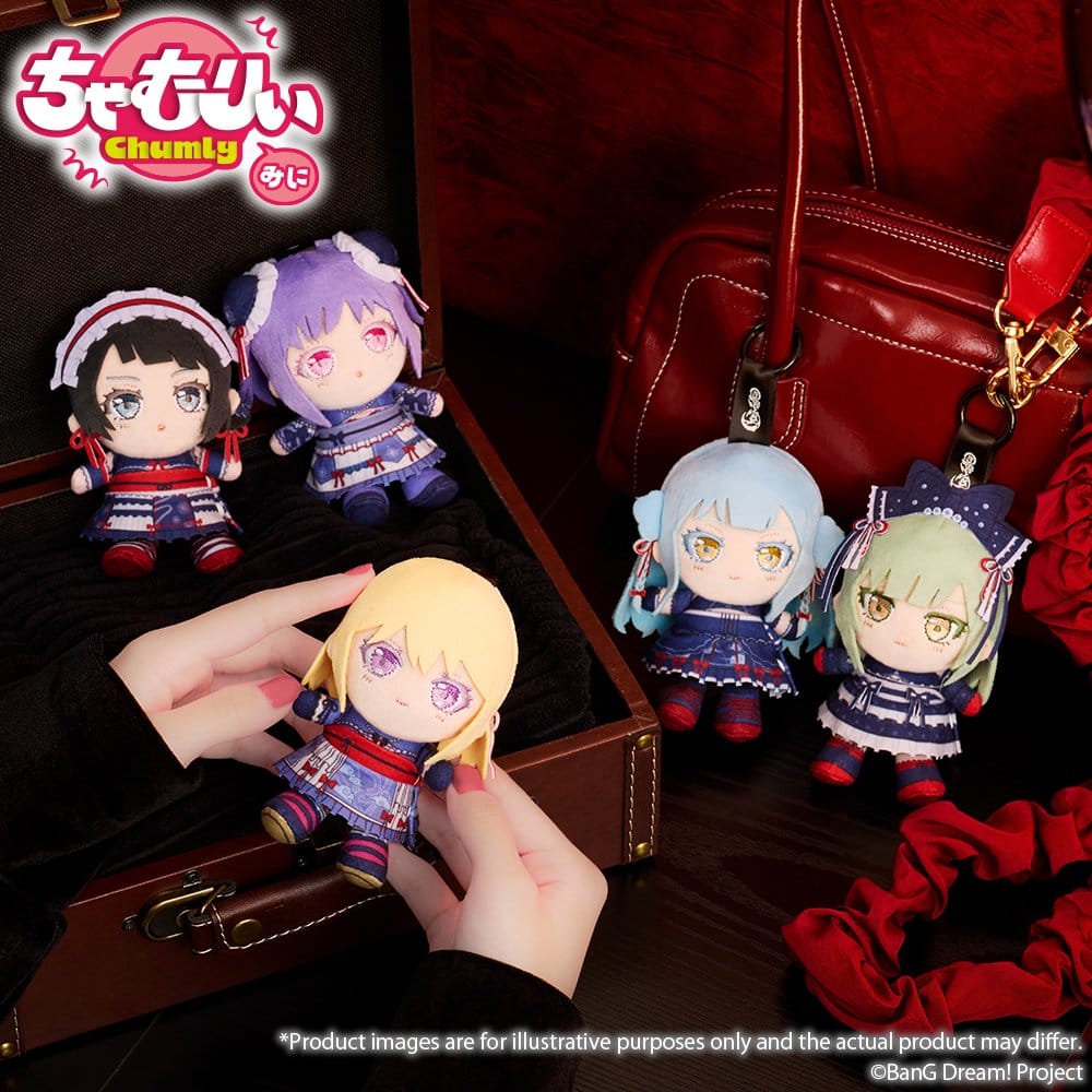 BanG Dream! Chamuri Mini Llavero de Peluche Ave Mujica Senbi Toryo Ver. Oblivionis 10 cm