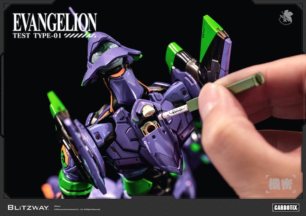 Evangelion Carbotix Figura Evangelion Unit-01 Test Type (Standard Ver.) 33 cm