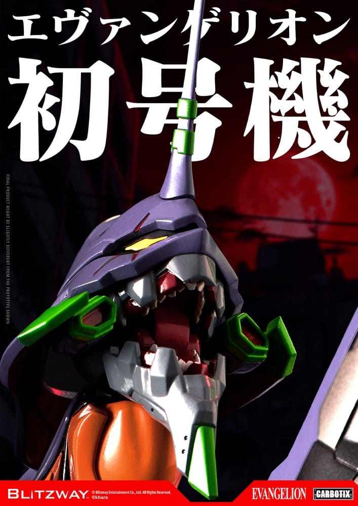 Evangelion Carbotix Figura Evangelion Unit-01 Test Type (DX Ver.) 33 cm