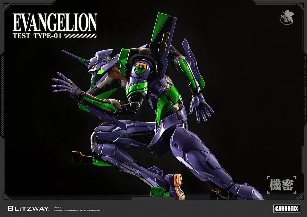 Evangelion Carbotix Figura Evangelion Unit-01 Test Type (DX Ver.) 33 cm