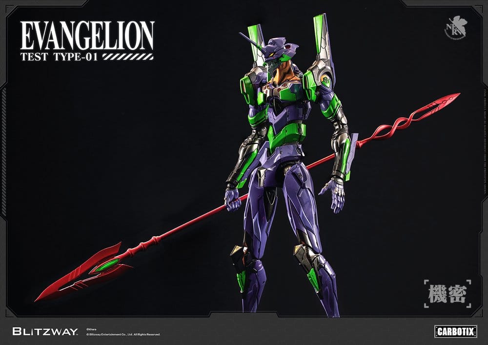 Evangelion Carbotix Figura Evangelion Unit-01 Test Type (DX Ver.) 33 cm