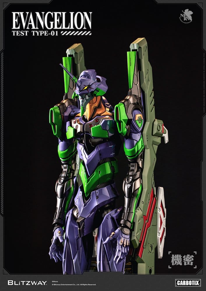 Evangelion Carbotix Figura Evangelion Unit-01 Test Type (DX Ver.) 33 cm
