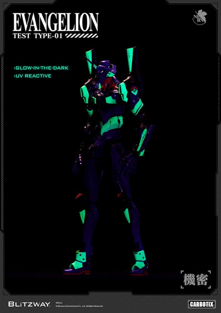 Evangelion Carbotix Figura Evangelion Unit-01 Test Type (DX Ver.) 33 cm