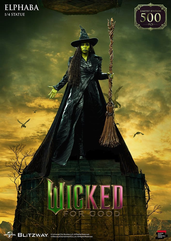 Wicked: Parte II Superb Scale Estatua 1/4 Elphaba 56 cm