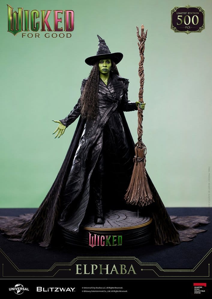 Wicked: Parte II Superb Scale Estatua 1/4 Elphaba 56 cm