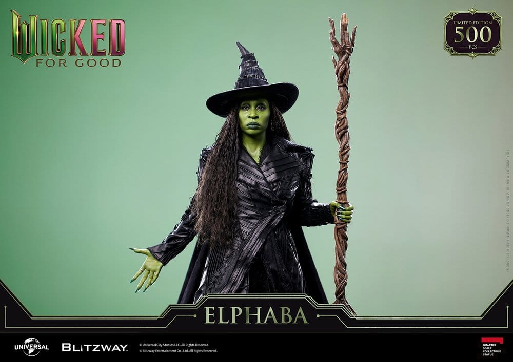 Wicked: Parte II Superb Scale Estatua 1/4 Elphaba 56 cm