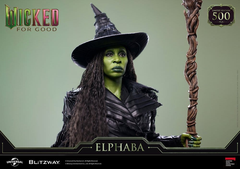 Wicked: Parte II Superb Scale Estatua 1/4 Elphaba 56 cm