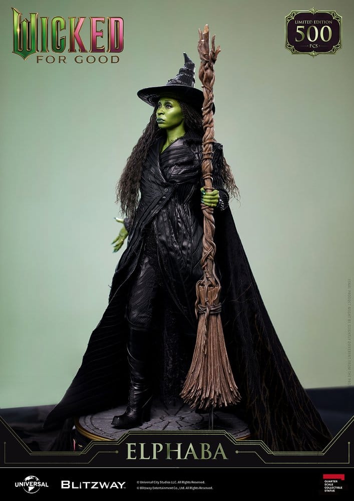 Wicked: Parte II Superb Scale Estatua 1/4 Elphaba 56 cm