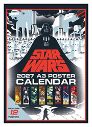 Star Wars Calendario Póster A3 2027