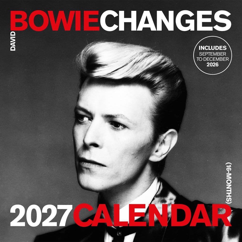 David Bowie Calendario Changes 2027 30 x 30 cm Frikytopia