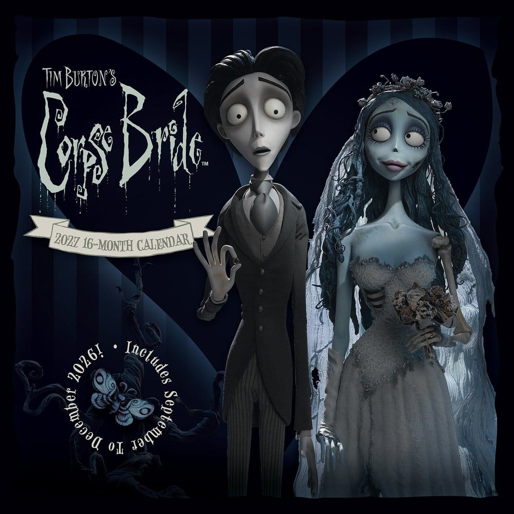 Corpse Bride Calendario 2027 30 x 30 cm Frikytopia