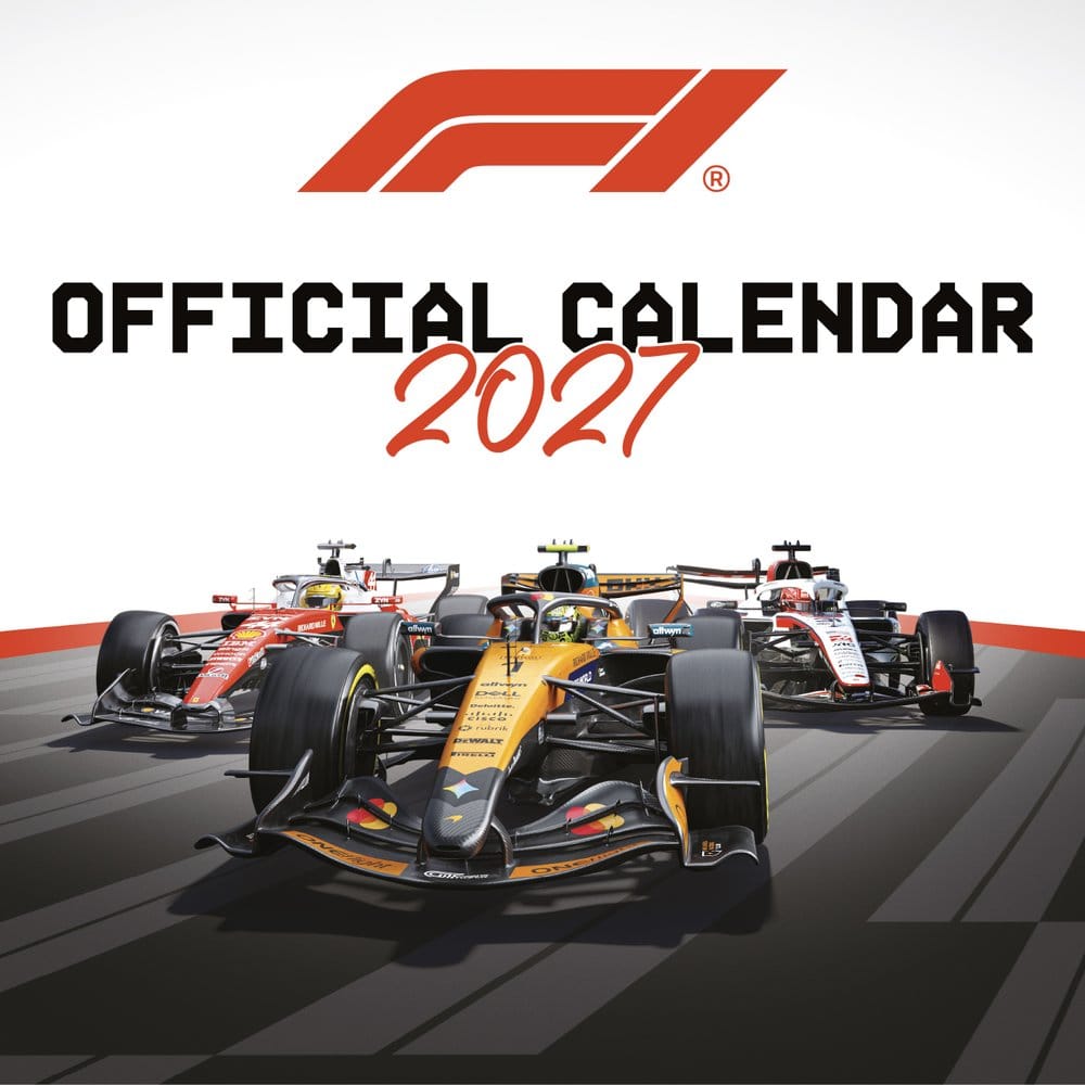 Fórmula 1 Calendario 2027 30 x 30 cm