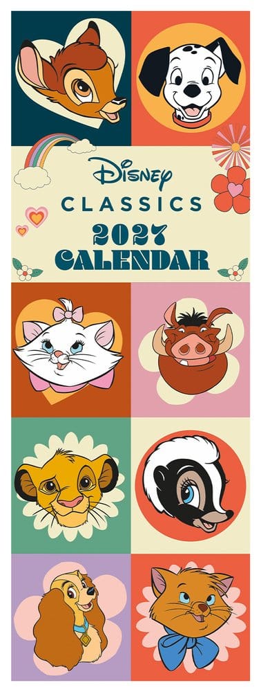 Disney Classics Calendario 70s Feeling 2027 42 x 15 cm Frikytopia