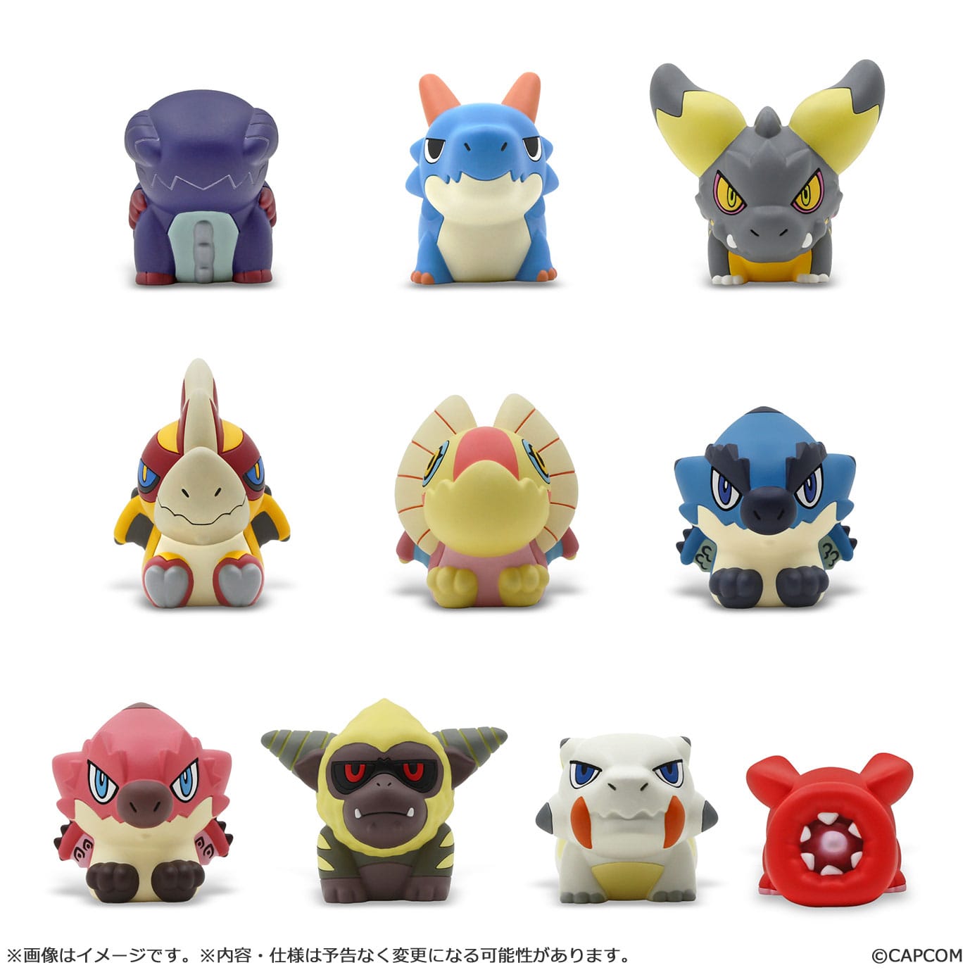 Monster Hunter Figure Builder Minifiguras 3 - 5 cm Finger Puppet Monster Hunter Vol. 2 (10) Frikytopia
