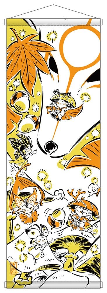 Okami 20th Anniversary Reprint Art Project Tapiz Autumn 74 x 28 x 2 cm Frikytopia
