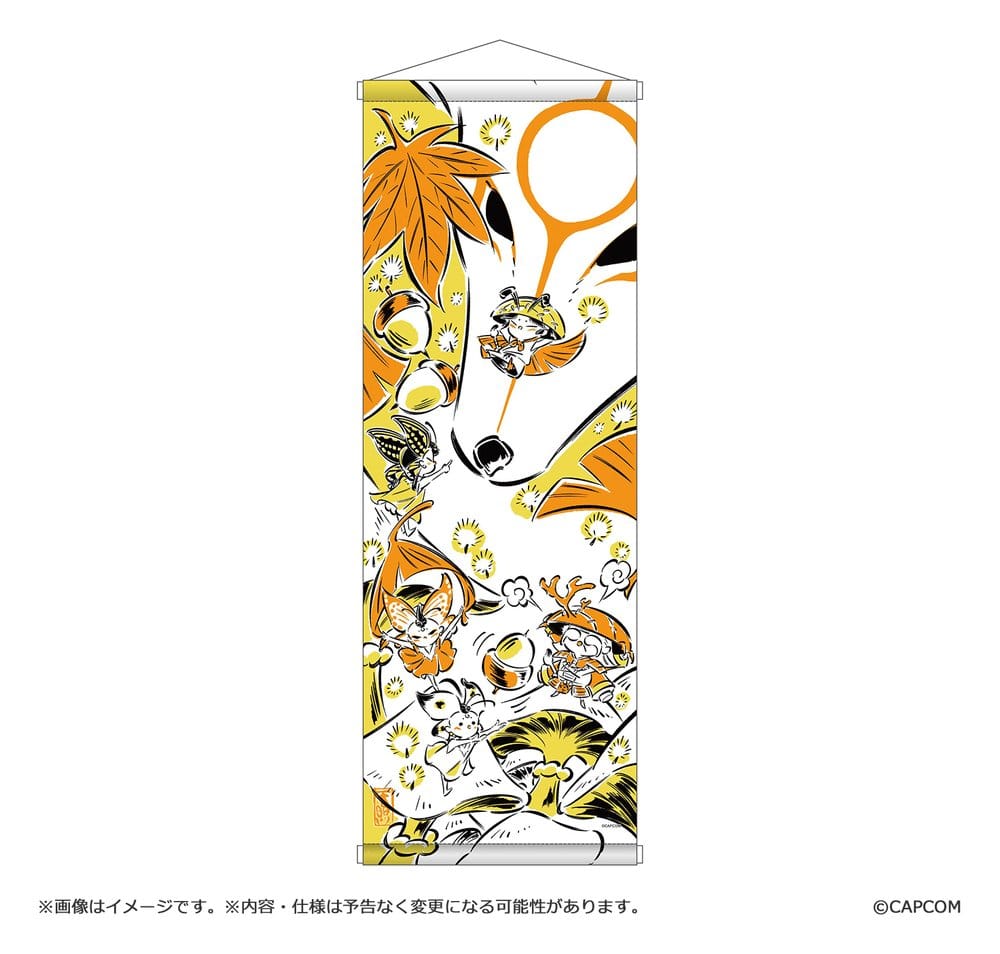 Okami 20th Anniversary Reprint Art Project Tapiz Autumn 74 x 28 x 2 cm
