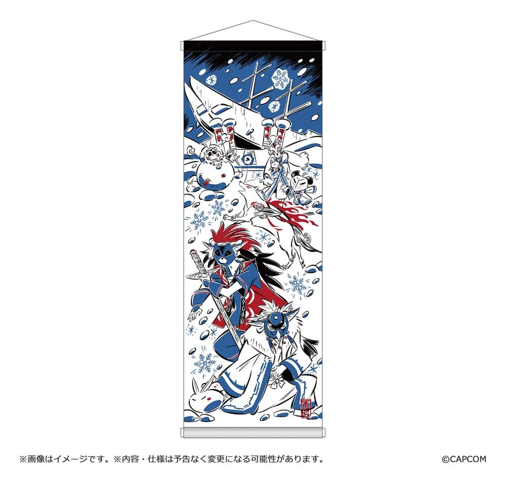 Okami 20th Anniversary Reprint Art Project Tapiz Winter 74 x 28 x 2 cm