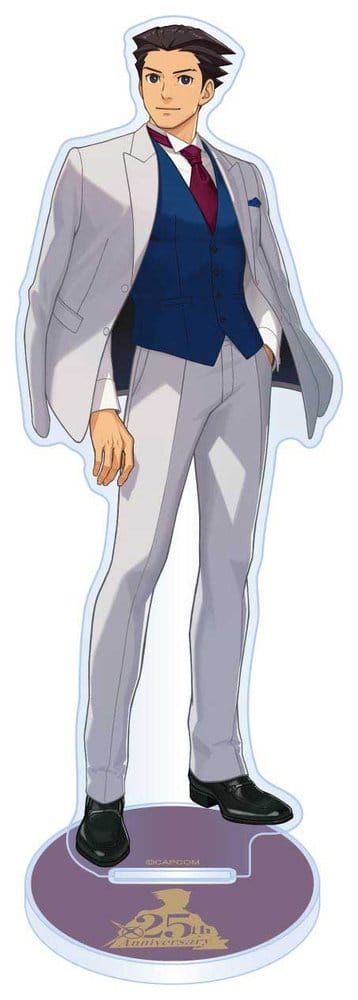 Ace Attorney 25th Anniversary Suporte acrílico Main Visual Phoenix Wright 13–15 cm