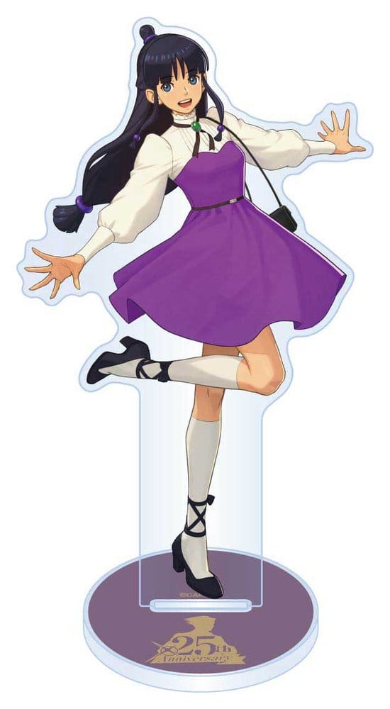 Ace Attorney 25th Anniversary Suporte acrílico Maya Fey Main Visual 13–15 cm