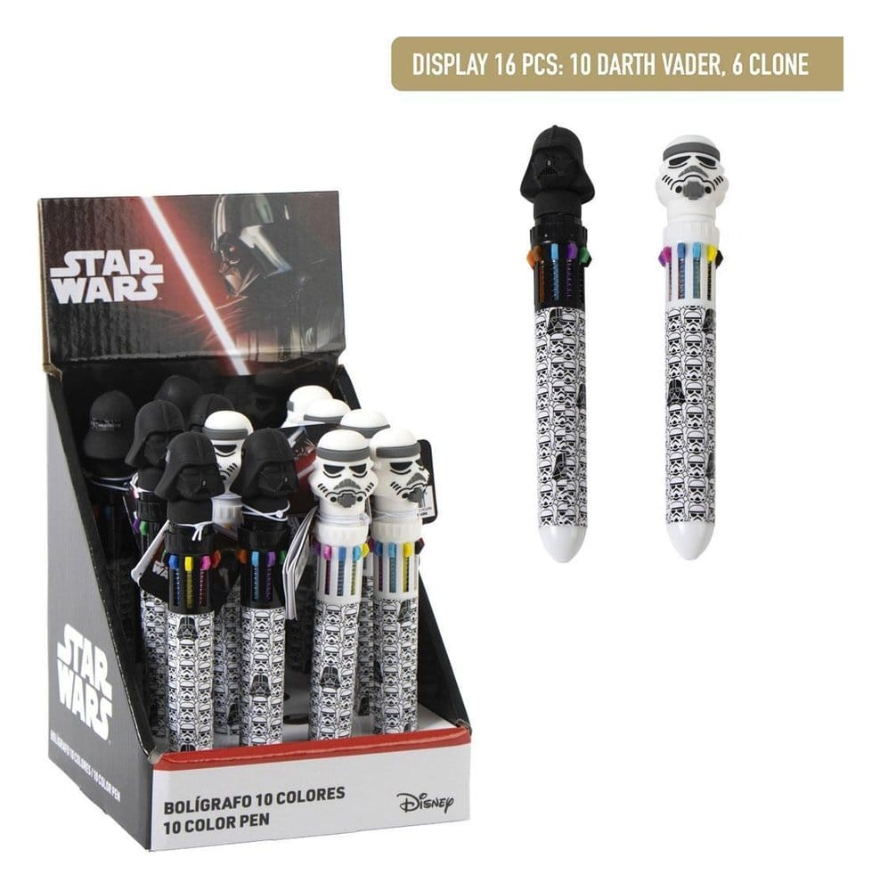 Star Wars Bolígrafo 10 colores Expositor (16)