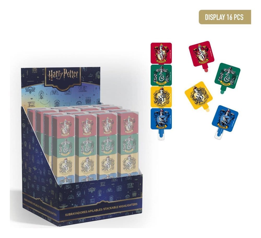 Harry Potter Marcadores Fluorescentes Apilables Expositor (16)