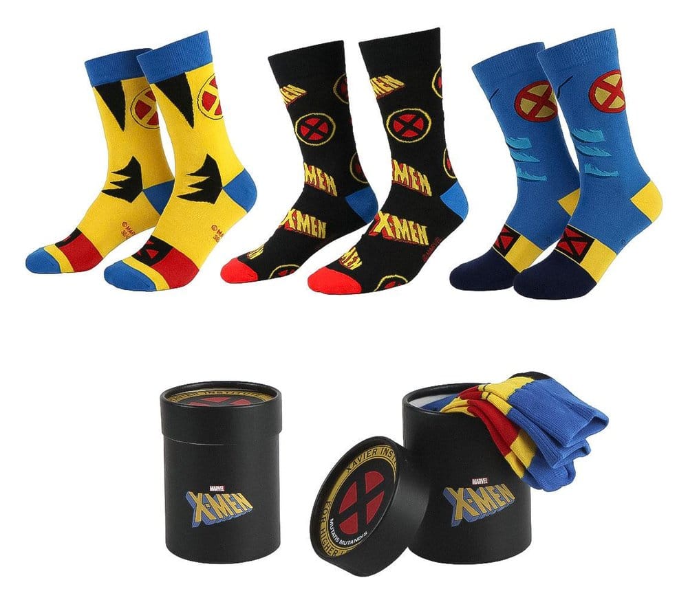 X-Men Calcetines pack de 3 38-45 Frikytopia
