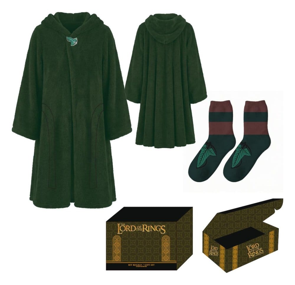 El Señor de los Anillos Capa de Vellón & Calcetines Set de Regalo Frikytopia