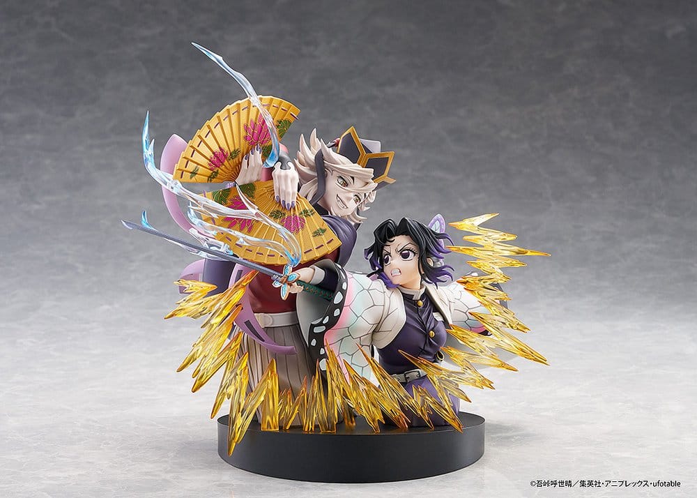 Demon Slayer: Kimetsu no Yaiba Pack de 2 Figuras PVC Shinobu Kocho & Doma 18 cm