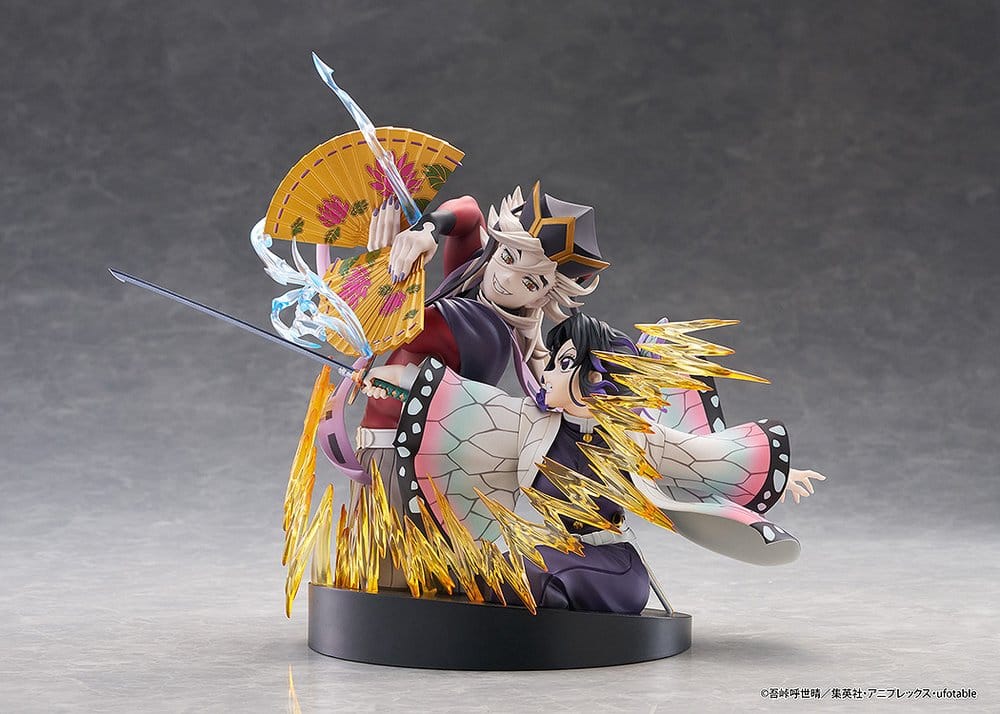 Demon Slayer: Kimetsu no Yaiba Pack de 2 Figuras PVC Shinobu Kocho & Doma 18 cm