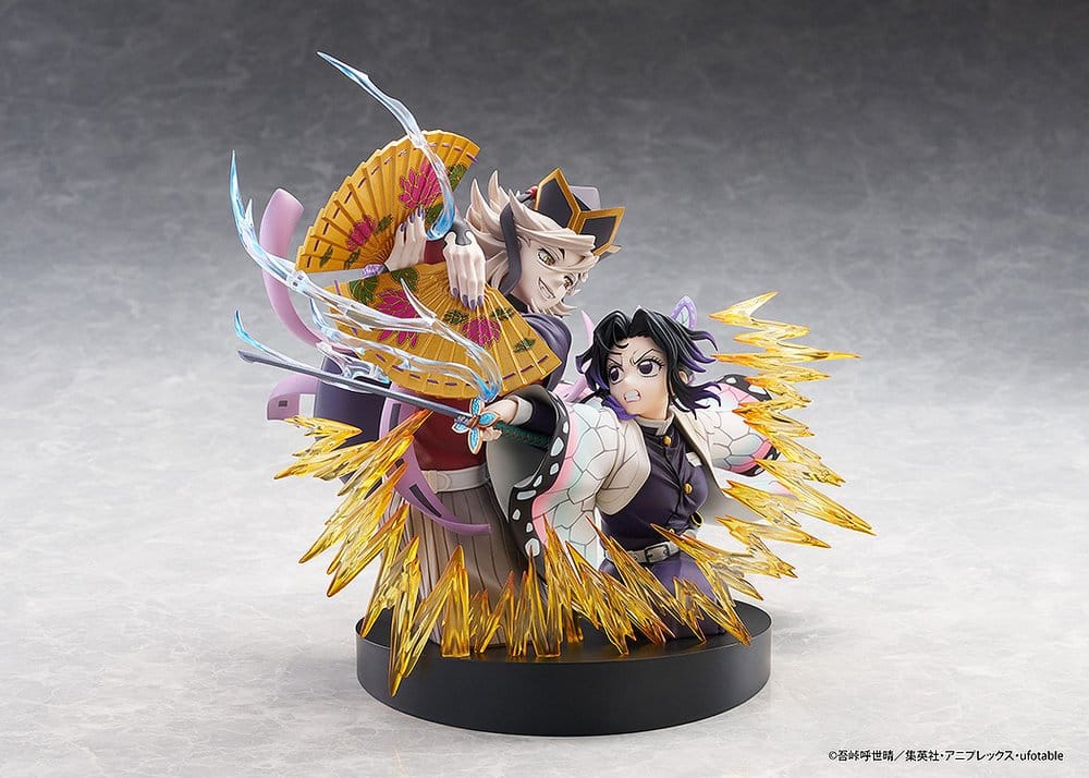 Demon Slayer: Kimetsu no Yaiba Pack de 2 Figuras PVC Shinobu Kocho & Doma 18 cm