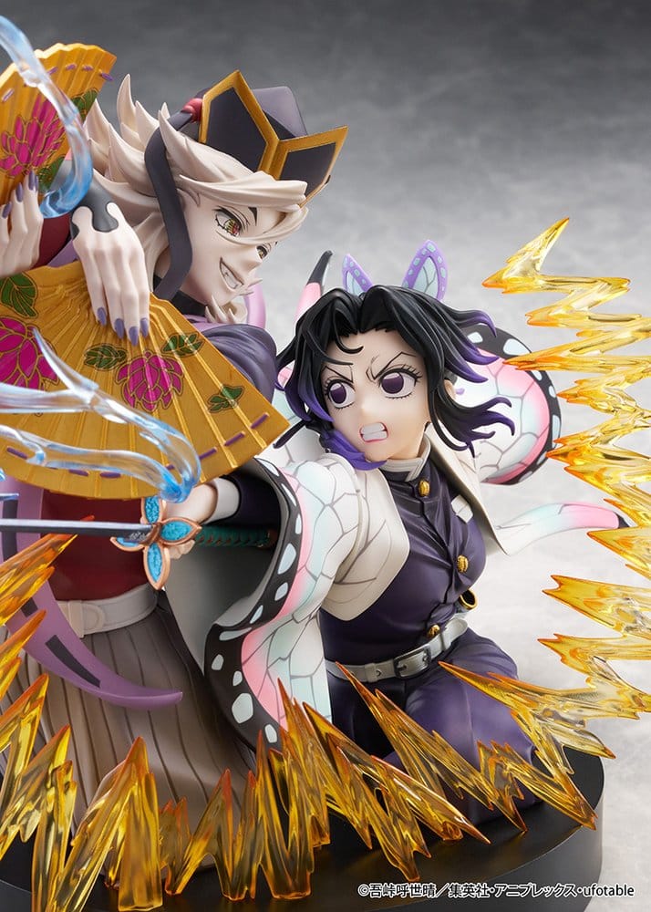 Demon Slayer: Kimetsu no Yaiba Pack de 2 Figuras PVC Shinobu Kocho & Doma 18 cm