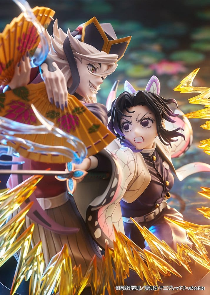 Demon Slayer: Kimetsu no Yaiba Pack de 2 Figuras PVC Shinobu Kocho & Doma 18 cm