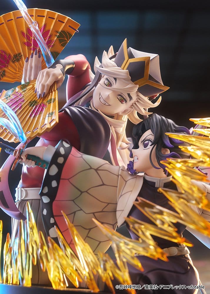 Demon Slayer: Kimetsu no Yaiba Pack de 2 Figuras PVC Shinobu Kocho & Doma 18 cm