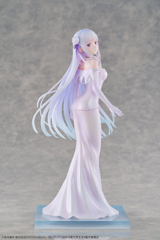 Re:ZERO -Starting Life in Another World- Figura PVC 1/7 Emilia Wedding dress Ver. 24 cm