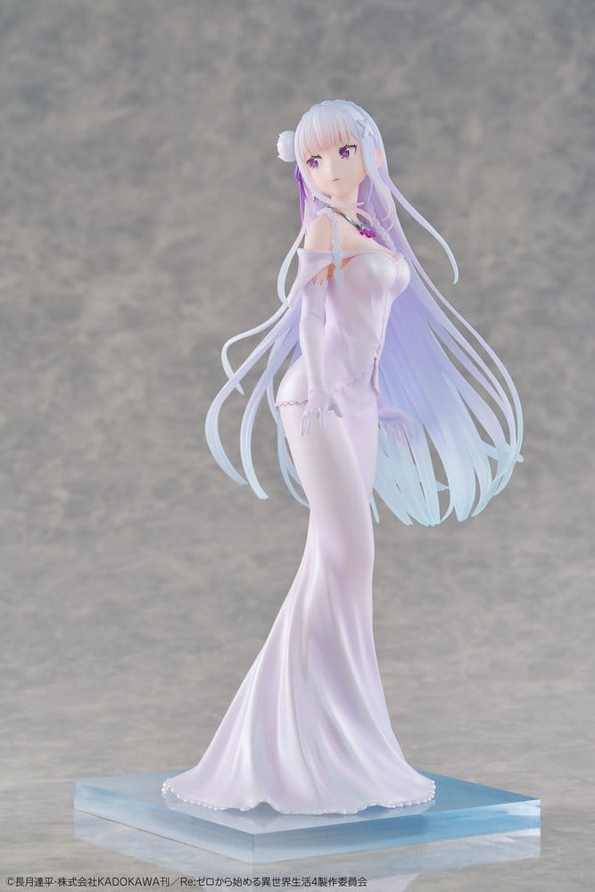 Re:ZERO -Starting Life in Another World- Figura PVC 1/7 Emilia Wedding dress Ver. 24 cm