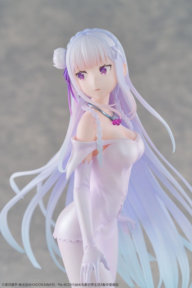 Re:ZERO -Starting Life in Another World- Figura PVC 1/7 Emilia Wedding dress Ver. 24 cm