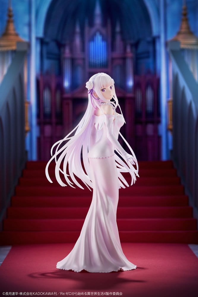 Re:ZERO -Starting Life in Another World- Figura PVC 1/7 Emilia Wedding dress Ver. 24 cm