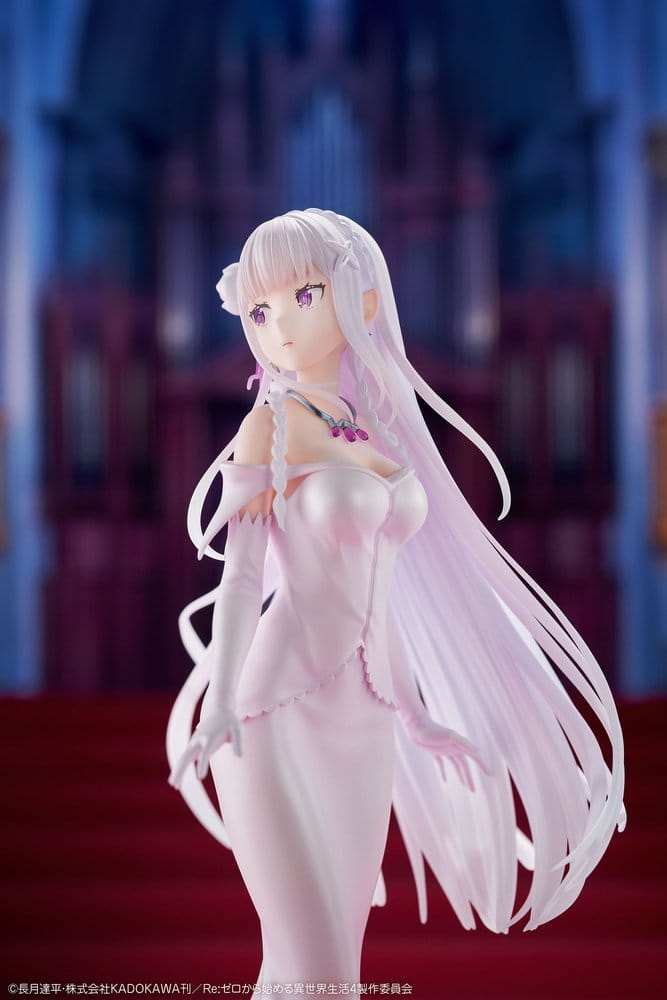 Re:ZERO -Starting Life in Another World- Figura PVC 1/7 Emilia Wedding dress Ver. 24 cm