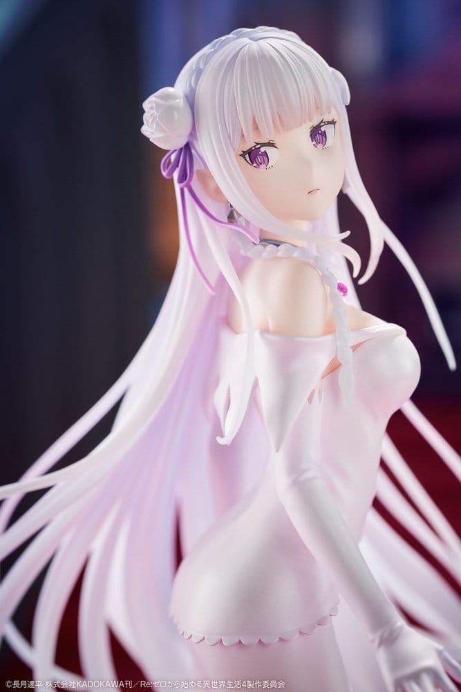 Re:ZERO -Starting Life in Another World- Figura PVC 1/7 Emilia Wedding dress Ver. 24 cm