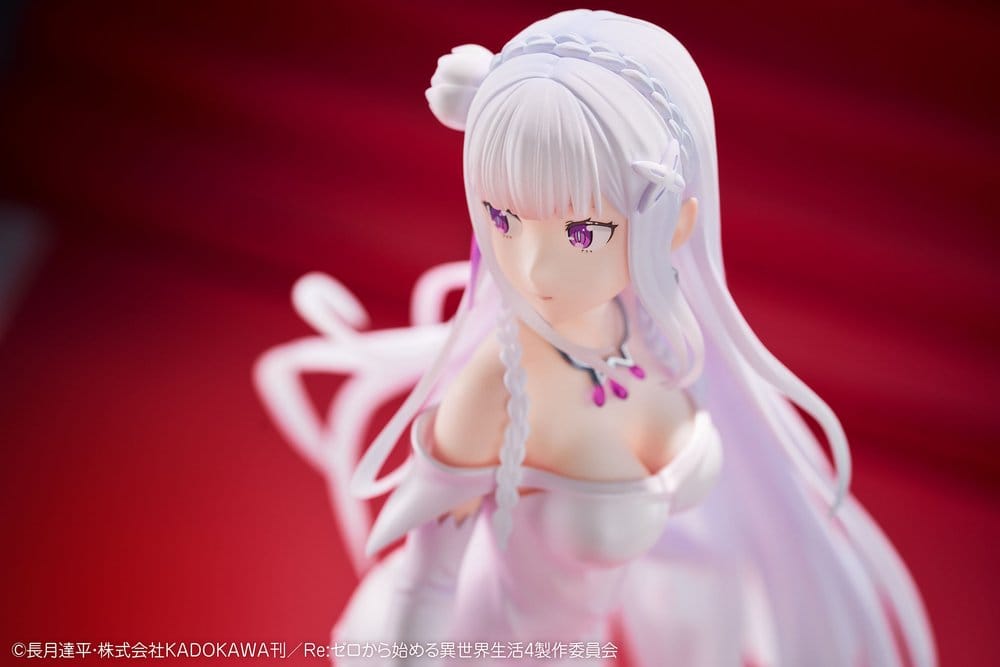 Re:ZERO -Starting Life in Another World- Figura PVC 1/7 Emilia Wedding dress Ver. 24 cm